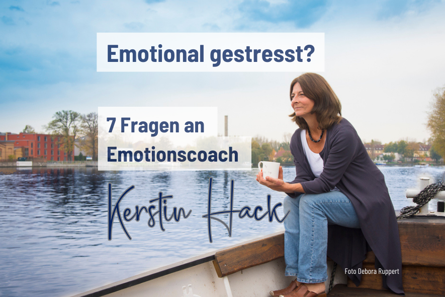 Frau auf Boot: Titel: Emotional gestresst? 7 Fragen an Kerstin Hack